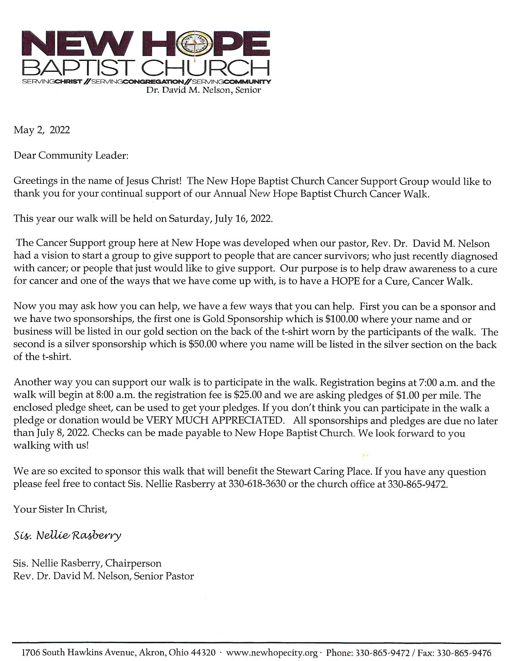 Community Partner Events - Stewart's Caring Place